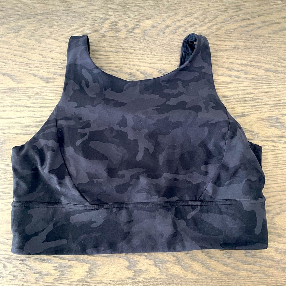 Lululemon high neck long line bra